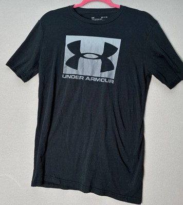 Under Armour Crew Neck T Shirt Mens Size Small Black Short Sleeve