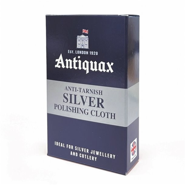 Antiquax Silver Polishing Cloth Anti-Tarnish Cleaning Polishing 30cm x 45cm