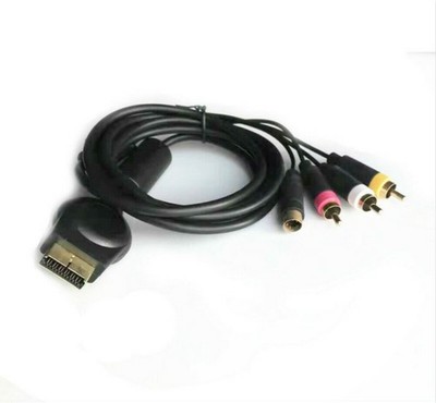 Audio Video AV TV Cable To S-Video 3 RCA for PlayStation PS PS2 PS3 System 6ft 