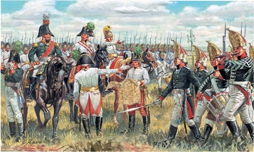 Italeri 6037 - 1/72 Austrian & Russian General Staff (Napoleonic Wars) - New