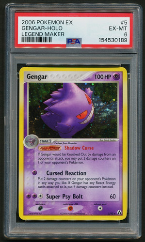 Gengar graded PSA 6 for sale on eBay