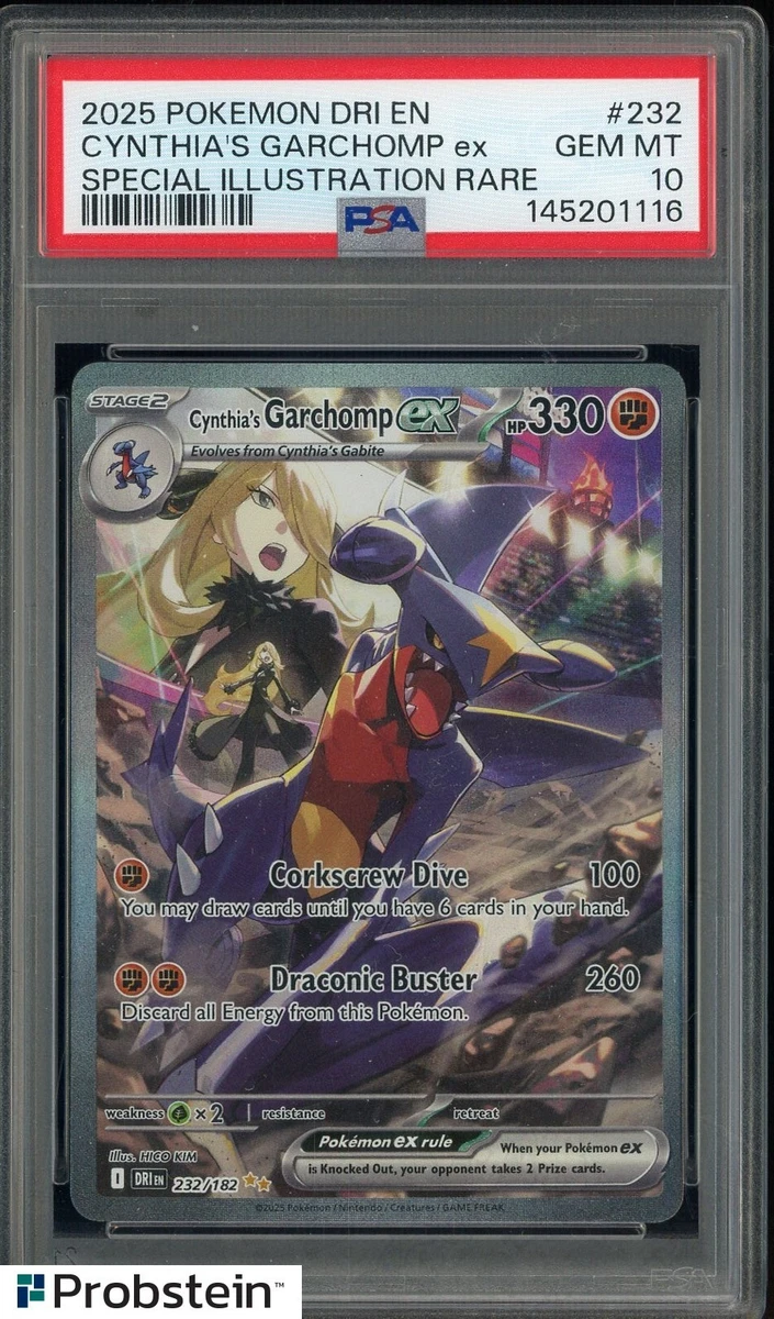 Cynthia's Garchomp Ex Pokémon TCG Cards for sale