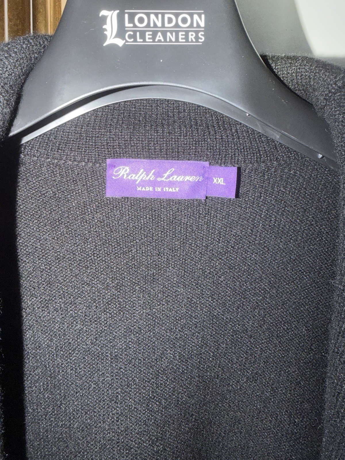 RL Purple Label Double Breasted Cashmere Black Men’s Blazer image 6