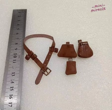 1Set Cool Male Soldier Belt Mini Bags 1/6 Scale For 12" Action Figure