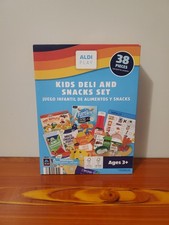 ALDI Play Kids Deli and Snacks Play Set 38 Pieces Grocery Food Toy Pretend NEW