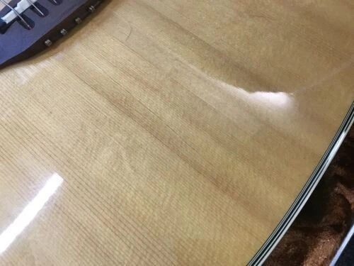 Ovation Folklore 1614 acoustic 12 fret guitar made in USA 1981 excellent w/ case - Picture 10 of 12