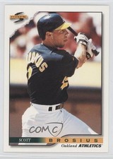 1996 Score Scott Brosius #490 2i9