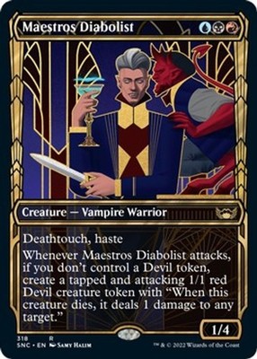 Magic Maestros Diabolist (Showcase) [SNC - 318] NM