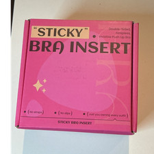 Pink Invisible Push Up Self-Adhesive Strapless Bra Inserts for Women