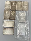 10 Engelhard 1ozt .999+ Fine Silver BARS mixed designs  L24187