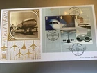GB STAMPS BENHAM PREMIUM 500 CLUB MINI SHEET FIRST DAY COVER 2002 AIRLINERS