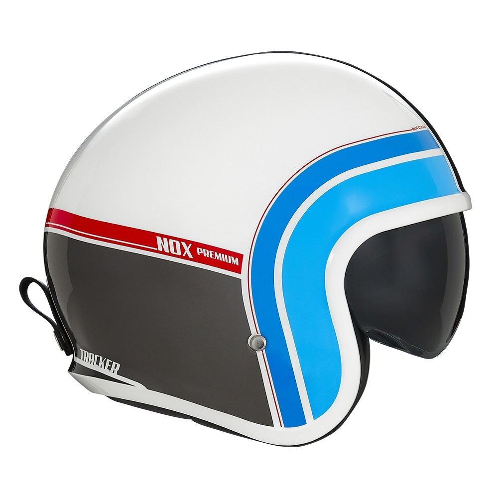 Casque Jet NEXT TRACKER NOX noir mat taille M pour scooter