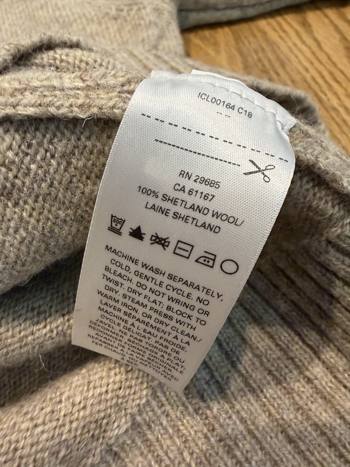 Pendleton 100% Shetland Washable Wool Crewneck Kn… - image 8