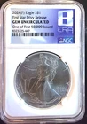 2024 American Eagle NGC Star Privy Gem Uncirc ERA Bullion-0.999 Silver 1 Oz Coin