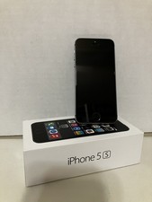 Apple iPhone 5s - 32 GB - Black w/ Original Box For Parts Repair AT T
