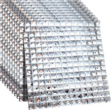 20 Sheets 12 X 12 Inches Mirror Glass Mosaic Tile Disco Mirror Tiles Backsplash