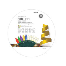 GE Color Choice 300 Ct 62.2-ft Multiffunction White/Multicolor LED String Lights
