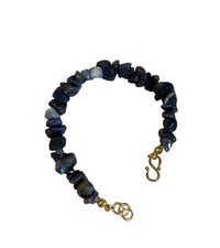 Sodalite chips Bracelet 7in artisan