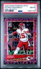 2020 PANINI DONRUSS OPTIC 1 PATRICK MAHOMES II PINK VELOCITY /79 PSA 8