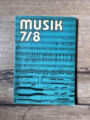 Musik DDR Schulbuch Lehrbuch Klasse 7 / 8  1990 Oper Tanzmusik Jazz Song Chanson