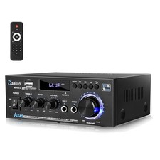 HiFi Wireless Bluetooth Stereo Amplifier - 300W Power with FM Radio  USB
