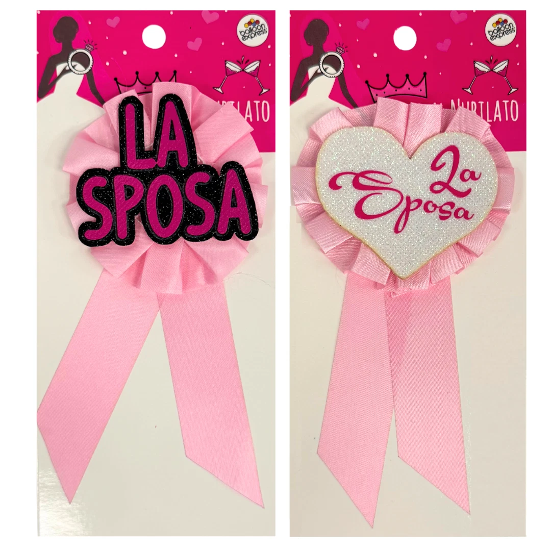 Gifts 4 All Occasions Limited SHATCHI-944 - Fascia per addio al nubilato Bride to Be, colore: Bianco/Rosa