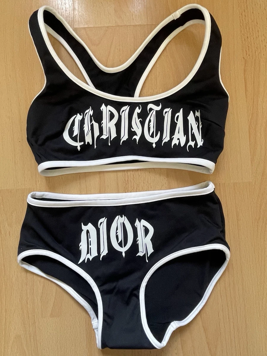 Christian Dior セパレート水着 黒 Dior Black Swimwear for Women for