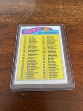 1977 Topps - Checklist Cards 133-264 #256 - FREE SHIPPING