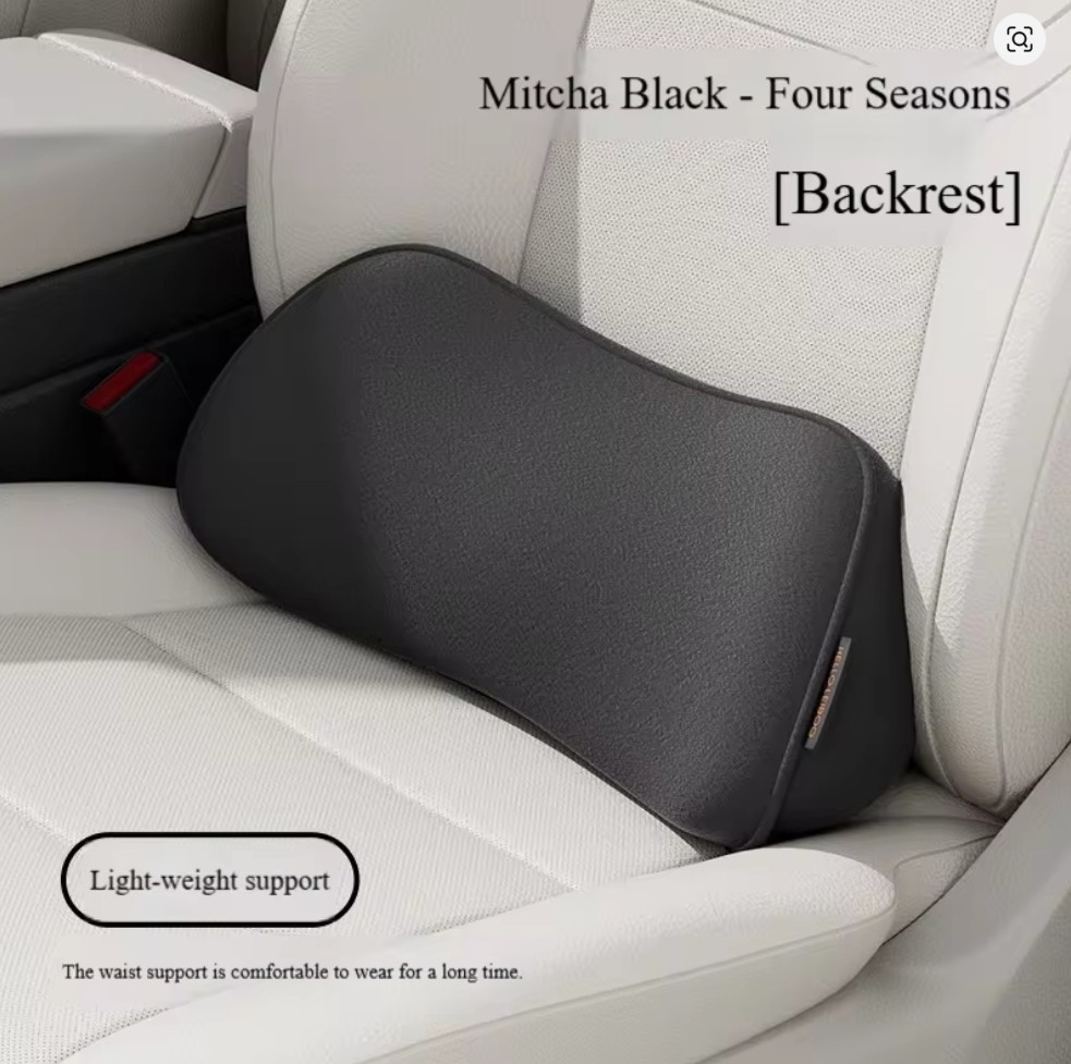 Memory Foam Car Seat Lumbar Support Pillow Breathable Back C