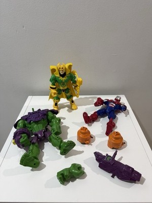 2014 Hasbro Marvel Super Hero Mashers Mashups Figure Lot