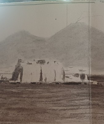 Neapel Castell Dell Ovo, Erich Kips, Studie
