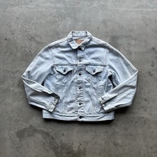 Vintage Levi’s Light Wash Denim Trucker Jacket Men’s L Made In USA 70507-4834