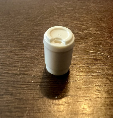 NEW Lego Minifig Takeout COFFEE CUP Cafe Restaurant Styrofoam Style To Go Cups