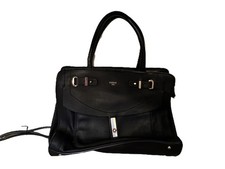 Borsa a mano GUESS nera con accenti dorati