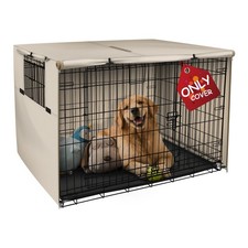 36 inches Dog Crate Cover Heavy Duty Polyester Pet Kennel Sunshade Universal ...