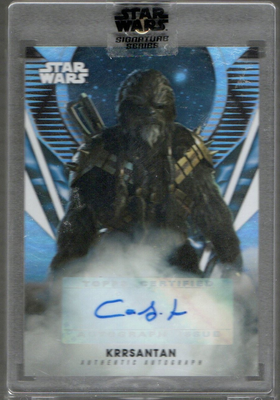 2023 Topps Star Wars Signature Series Auto Carey Jones Krrsantan