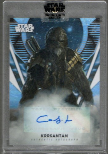2023 Topps Star Wars Signature Series Auto Carey Jones Krrsantan