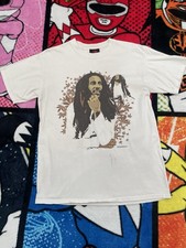Vintage Zion Rootswear Bob Marley Shirt Size Medium Dated 2004 Minor Flaws