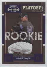 2008 Playoff Contenders Playoff Ticket 4/199 Jhoulys Chacin #88 0q3
