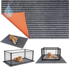 49" X 28" Mat for under Dog Crate  Pad Dog Crate Mat Liner Floor Protector Washab