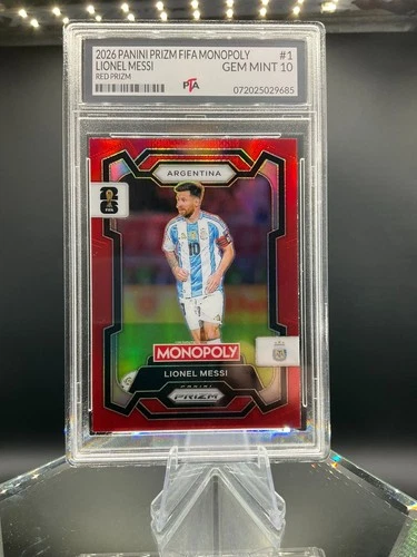 World Cup Lionel Messi 2026 Panini Prizm World Cup Lionel Messi Red