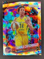 2025 Panini WNBA Prizm TAMIKA CATCHINGS Silver Ice Prizm #60 Indiana Fever (A)
