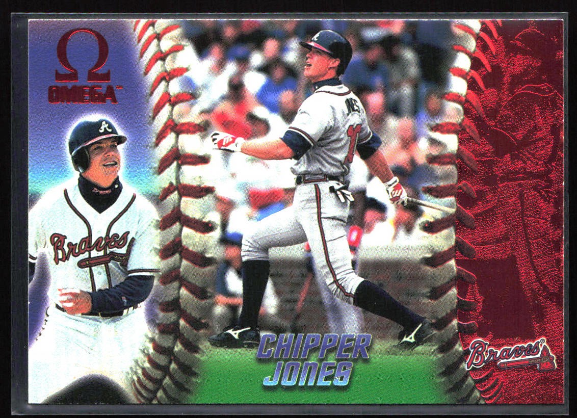 1998 Pacific Omega #20 Chipper Jones Red Foil