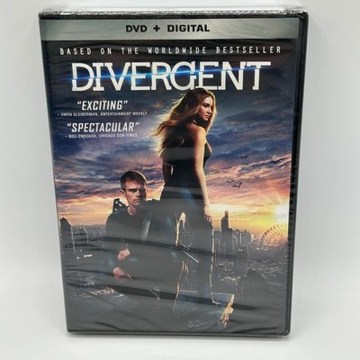 Divergent DVD + Digital 2014 Action Adventure Sci-Fi Shailene Woodley NEW