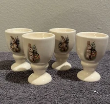 NIB Harry and David Easter Bunny Egg Cups, Set of 4
