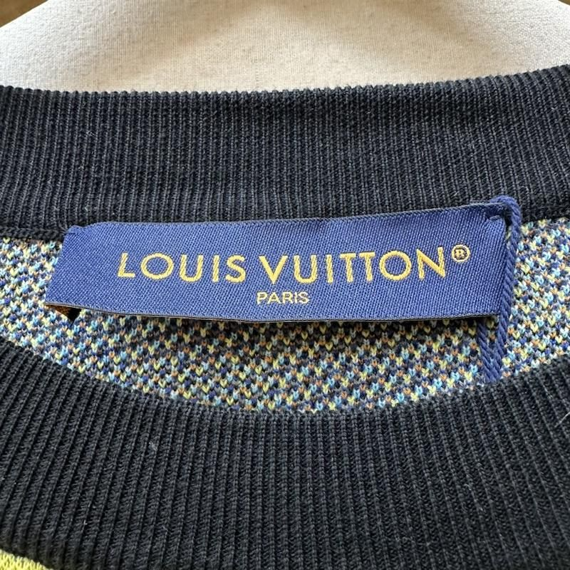 LOUIS VUITTON 23AW Animal Jacquard Knit Sweater Multicolor Size M