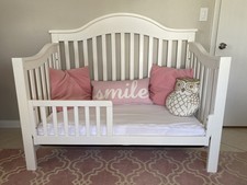 rustic pine crib