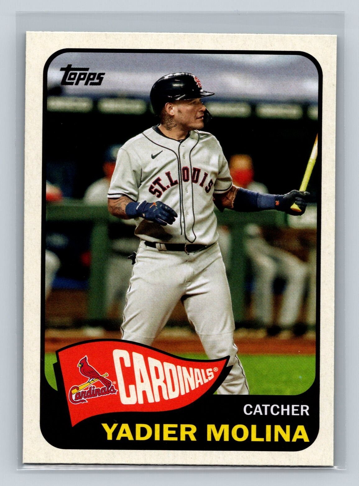 2021 Topps 1965 Topps Redux #T65-44 Yadier Molina St. Louis Cardinals