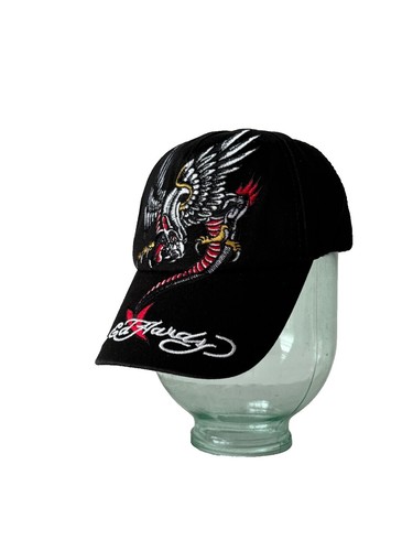 Ed Hardy Hat Snapback Baseball Cap Mesh Back Throwback Y2K 2000s