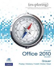 Exploring Microsoft Office 2010, Vol. 1 Book CD - Spiral-bound - GOOD